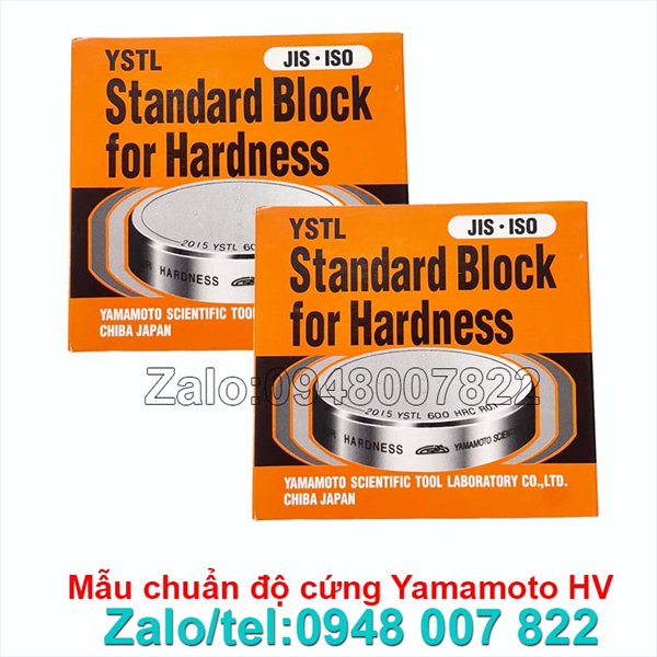 Mẫu chuẩn độ cứng Yamamoto HV-800